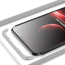 GKK for Huawei P20 Lite PC 360 Degrees Full Coverage Protective Case Back Cover (Black+Silver)
