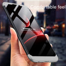 GKK for Huawei P20 Lite PC 360 Degrees Full Coverage Protective Case Back Cover (Black+Silver)