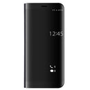 For Huawei Mate 9 Pro Electroplating PC + PU Horizontal Flip Protective Case with Stand Holder & Sleep / Wake-up Function (Black)