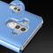 For Huawei Mate 10 Pro Electroplating PC + PU Horizontal Flip Protective Case with Stand Holder & Sleep / Wake-up Function (Blue)