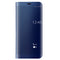 For Huawei Mate 10 Pro Electroplating PC + PU Horizontal Flip Protective Case with Stand Holder & Sleep / Wake-up Function (Blue)