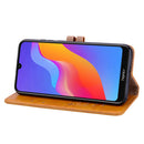 Business Style Oil Wax Texture Horizontal Flip Leather Case for Huawei Y6 (2019) / Honor 8A, with Holder & Card Slots & Wallet (Brown)