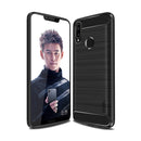 MOFI Brushed Texture Carbon Fiber Soft TPU Case for Huawei Honor Play (Black)