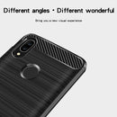 MOFI Brushed Texture Carbon Fiber Soft TPU Case for Huawei Honor Play (Blue)