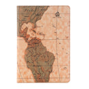 For Huawei MediaPad M5 10.8 inch Map Pattern Horizontal Flip PU Leather Case with Holder & Wallet (Yellow)