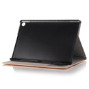 For Huawei MediaPad M5 10.8 inch Map Pattern Horizontal Flip PU Leather Case with Holder & Wallet (Yellow)