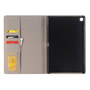 For Huawei MediaPad M5 10.8 inch Map Pattern Horizontal Flip PU Leather Case with Holder & Wallet (Brown)