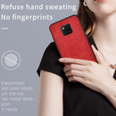 Shockproof Splicing PU + Cloth Protective Case for Huawei Mate 20 Pro (Grey)