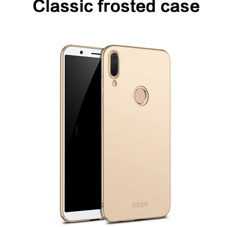 MOFI for Huawei P20 Lite Frosted PC Ultra-thin Edge Fully Wrapped Protective Back Cover Case (Blue)