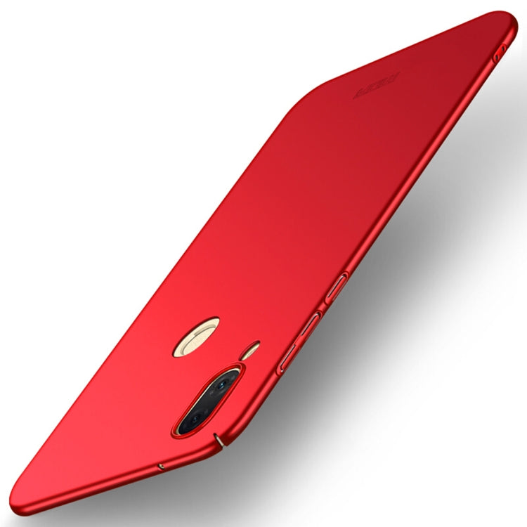 MOFI for Huawei P20 Lite Frosted PC Ultra-thin Edge Fully Wrapped Protective Back Cover Case (Red)