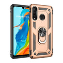 Armor Shockproof TPU + PC Protective Case for Huawei P30 Lite, with 360 Degree Rotation Holder (Gold)