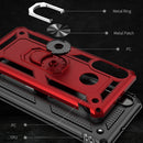 Armor Shockproof TPU + PC Protective Case for Huawei P30 Lite, with 360 Degree Rotation Holder (Silver)