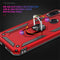 Armor Shockproof TPU + PC Protective Case for Huawei Y7 (2019), with 360 Degree Rotation Holder (Red)