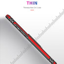 Armor Shockproof TPU + PC Protective Case for Huawei Y7 (2019), with 360 Degree Rotation Holder (Red)