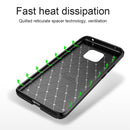 Beetle Shape Carbon Fiber Texture Shockproof TPU Case for Huawei Mate 20 Pro(Blue)