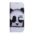 Panda Pattern Coloured Drawing Horizontal Flip Leather Case for Huawei Nova 4, with Holder & Card Slots & Wallet