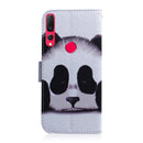 Panda Pattern Coloured Drawing Horizontal Flip Leather Case for Huawei Nova 4, with Holder & Card Slots & Wallet