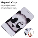 Panda Pattern Coloured Drawing Horizontal Flip Leather Case for Huawei Nova 4, with Holder & Card Slots & Wallet