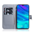 Apricot Flower Pattern Coloured Drawing Horizontal Flip Leather Case for Huawei P Smart (2019) / Honor 10 Lite, with Holder & Card Slots & Wallet