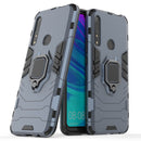 PC + TPU Shockproof Protective Case for Huawei P Smart Z / Y9 Prime (2019), with Magnetic Ring Holder (Navy Blue)
