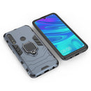 PC + TPU Shockproof Protective Case for Huawei P Smart Z / Y9 Prime (2019), with Magnetic Ring Holder (Navy Blue)