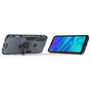 PC + TPU Shockproof Protective Case for Huawei P Smart Z / Y9 Prime (2019), with Magnetic Ring Holder (Navy Blue)