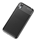 Carbon Fiber Texture Shockproof TPU Case for Huawei Honor 8S (Black)
