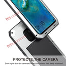 Tank Waterproof Dustproof Shockproof Aluminum Alloy + Silicone Case for Huawei Mate 20 Pro (Silver)