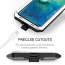 Tank Waterproof Dustproof Shockproof Aluminum Alloy + Silicone Case for Huawei Mate 20 Pro (Silver)