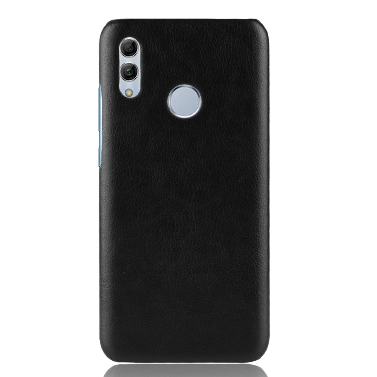 Shockproof Litchi Texture PC + PU Case for Huawei P Smart (2019) (Black)