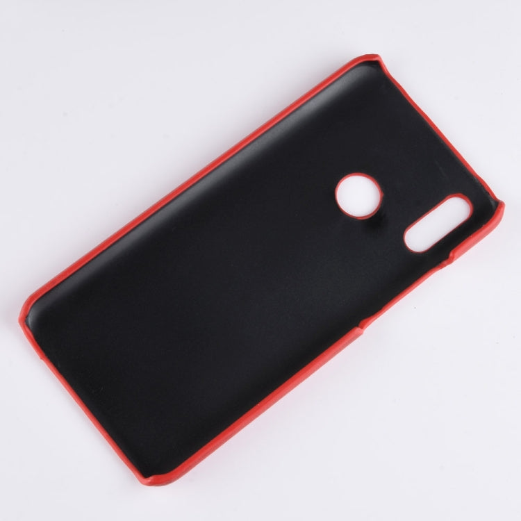 Shockproof Litchi Texture PC + PU Case for Huawei P Smart (2019) (Black)