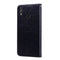 Business Style Oil Wax Texture Horizontal Flip Leather Case for Huawei Honor 8X, with Holder & Card Slots & Wallet(Black)