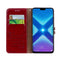 Business Style Oil Wax Texture Horizontal Flip Leather Case for Huawei Honor 8X, with Holder & Card Slots & Wallet(Red)