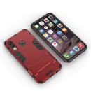 Shockproof PC + TPU Case for Huawei P30 Lite, with Holder(Red)