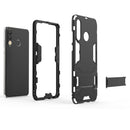 Shockproof PC + TPU Case for Huawei P30 Lite, with Holder(Red)