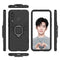 PC + TPU Shockproof Protective Case for Huawei Nova 4e, with Magnetic Ring Holder (Black)