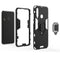 PC + TPU Shockproof Protective Case for Huawei Nova 4e, with Magnetic Ring Holder (Grey)
