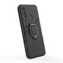 PC + TPU Shockproof Protective Case for Huawei Nova 4e, with Magnetic Ring Holder (Grey)