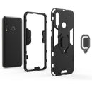 PC + TPU Shockproof Protective Case for Huawei Nova 4e, with Magnetic Ring Holder (Red)