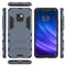 Shockproof PC + TPU Case for Huawei Mate 20 Pro, with Holder(Navy Blue)