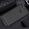 For Huawei P smart / Enjoy 7S Brushed Texture Carbon Fiber Shockproof TPU Protective Back Case (Black)