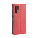 Magnetic Buckle Retro Texture Horizontal Flip Leather Case for Huawei P30 Pro, with Holder & Card Slots & Wallet (Red)