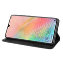 Magnetic Buckle Retro Texture Horizontal Flip Leather Case for Huawei Mate 20 X, with Holder & Card Slots & Wallet (Black)