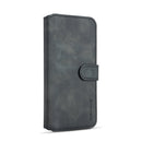DG.MING Retro Oil Side Horizontal Flip Case for Huawei Honor Y5 (2019), with Holder & Card Slots & Wallet (Black)