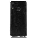 Shockproof Crocodile Texture PC + PU Case for Huawei Y7 (2019) (Black)