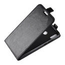 Business Style Vertical Flip Leather Protective Back Cover Case for Huawei Honor 8X, with Card Slot (Black)