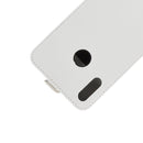 Business Style Vertical Flip Leather Protective Back Cover Case for Huawei Honor 8X, with Card Slot (White)