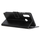 Retro Crazy Horse Texture Horizontal Flip Leather Case for Huawei P30 Lite, with Wallet & Holder & Card Slots & Photo Frame (Black)