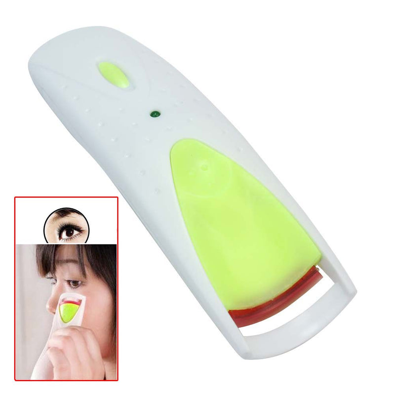 Electric Heated Eyelash Curler Long Lasting Battery Power Beauty Makeup Hot 1x