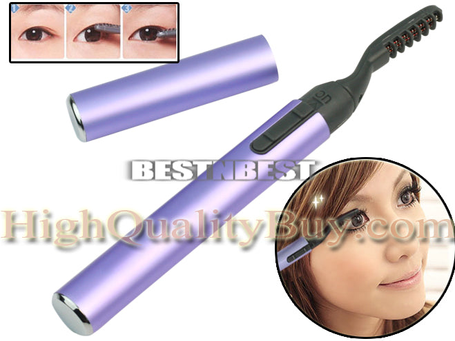 Unique Design Electric Eyelash Curler Makeup Eye Lashes Long Lasting New 1x